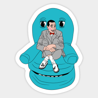 Pee-Wee and Chairy Sticker